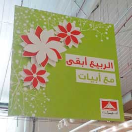 Flex Banner - Hanging from Ceiling 