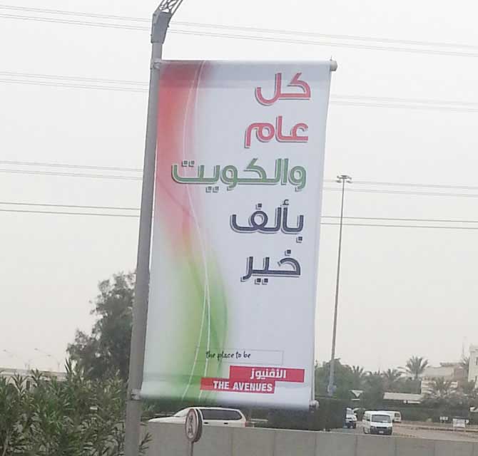 Flex Light Post Banner