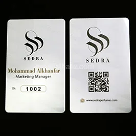 Acrylic Business Cards with QR Code