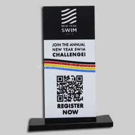 Event Registration QR Code Stand