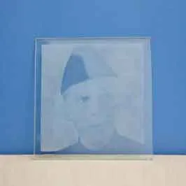 Sandblasted Image on Glass