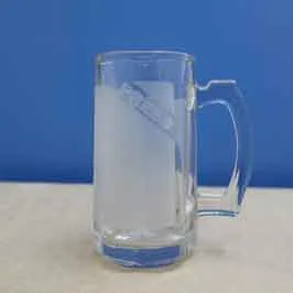 Sandblasted Logo on Glass (Large)