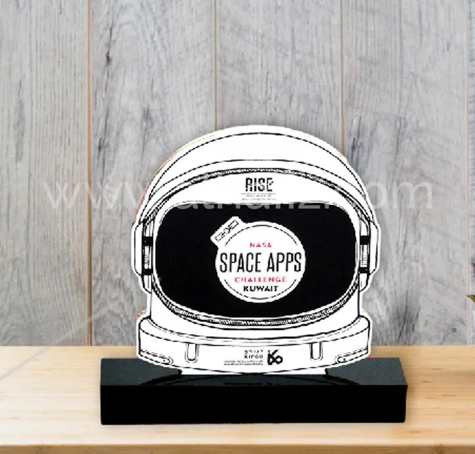 Astronaut Helmet Acrylic Award