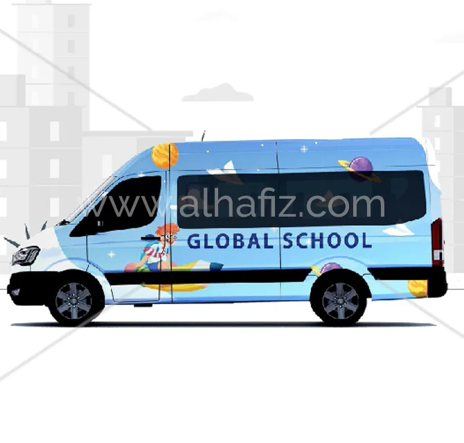 School Minibus Branding Wrap