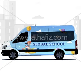 School Minibus Branding Wrap