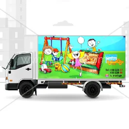 School Truck Side Graphics