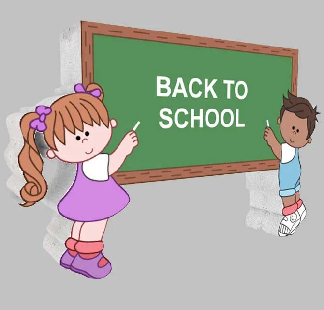 استاند فووم مع استيكر ــ العودة للمدرسة