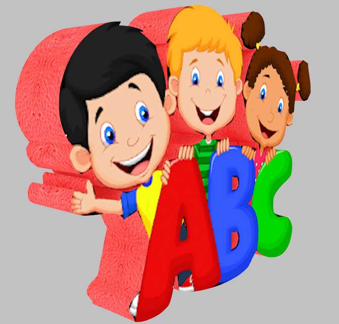 Styrofoam Standee with Sticker - Children