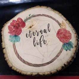 Custom Wood Engraved Decor Etemal