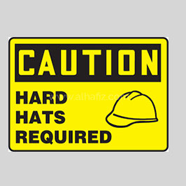 Safety Helmet Caution Safety Helmet Caution