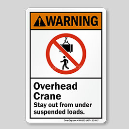 Under Suspended Loads Symbol Signage Under Suspended Loads Symbol Signage