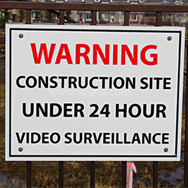 Video Surveillance Warning Signage Video Surveillance Warning Signage