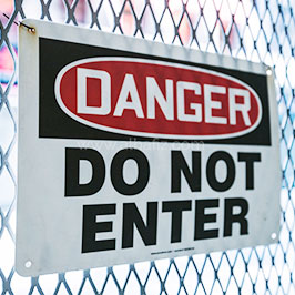 Danger Do Not Enter Signage Danger Do Not Enter Signage