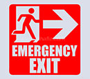 Emergency Exit Sticker