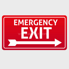 Emergency Exit Wall Signage Emergency Exit Wall Signage