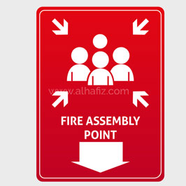 Fire Assembly Point Signage Fire Assembly Point Signage