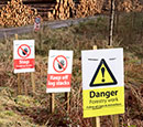 Danger Keep Off Signage