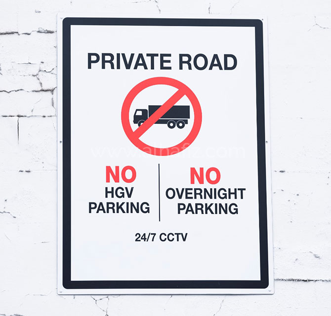 Private Road Safety Signs 